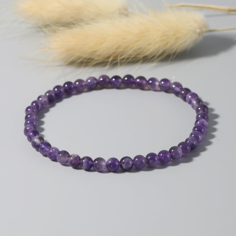 Bracelet Fin en Pierres Naturelles de 4mm