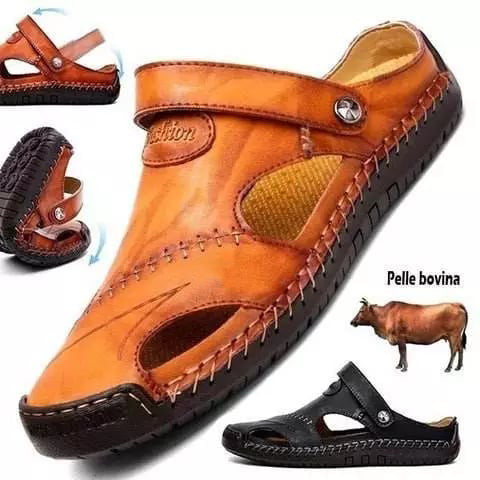 Chris | Sandales orthopédiques en cuir