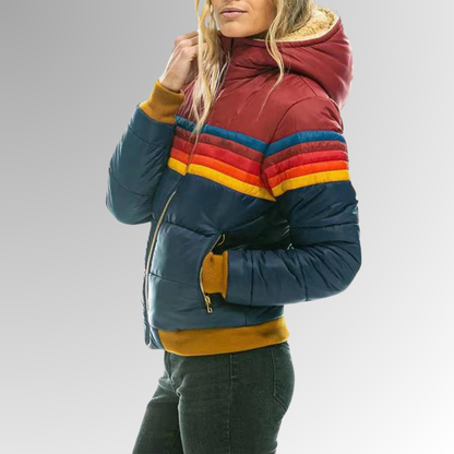 SILVANA™ | VESTE CASUAL AVEC ZIP ET DÉTAILS VIVANTS