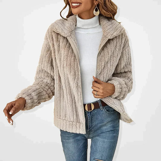 Lucie | Cardigan en fourrure