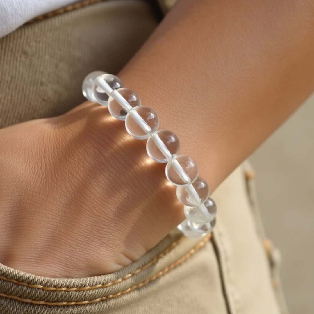 Bracelet "Harmonie Pure" en Cristal de Roche
