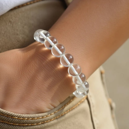 Bracelet "Harmonie Pure" en Cristal de Roche
