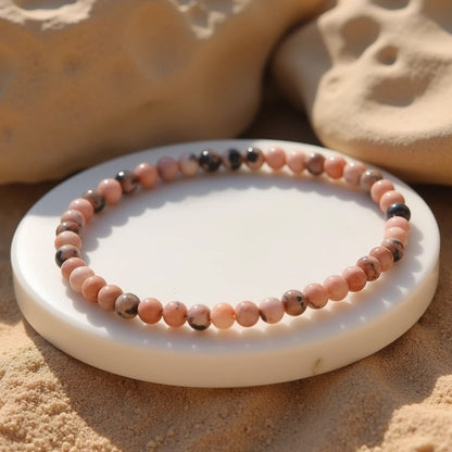 Bracelet Fin en Pierres Naturelles de 4mm