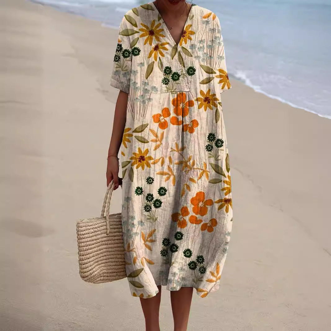 Nicka™ | Robe à motif floral vivant