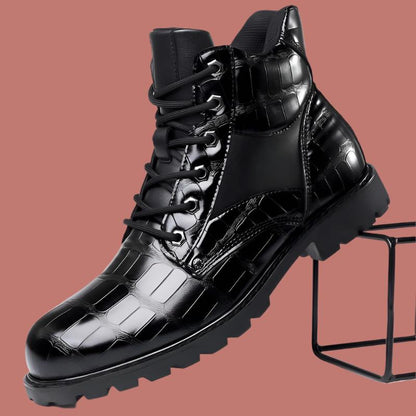 Rendell | Chaussures en cuir croco