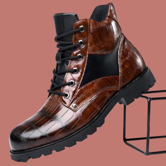Rendell | Chaussures en cuir croco