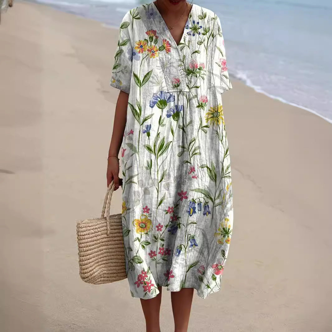 Nicka™ | Robe à motif floral vivant