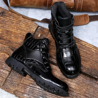 Rendell | Chaussures en cuir croco