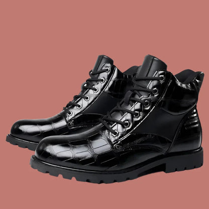 Rendell | Chaussures en cuir croco