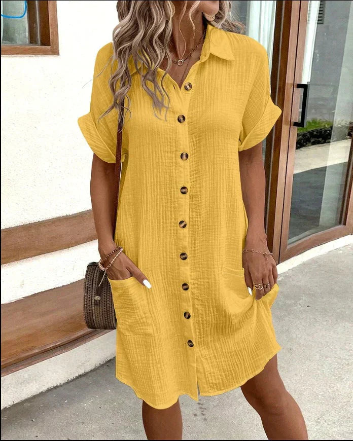Céleste | Robe polo élégante (bientôt épuisé)