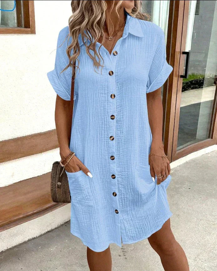 Céleste | Robe polo élégante (bientôt épuisé)