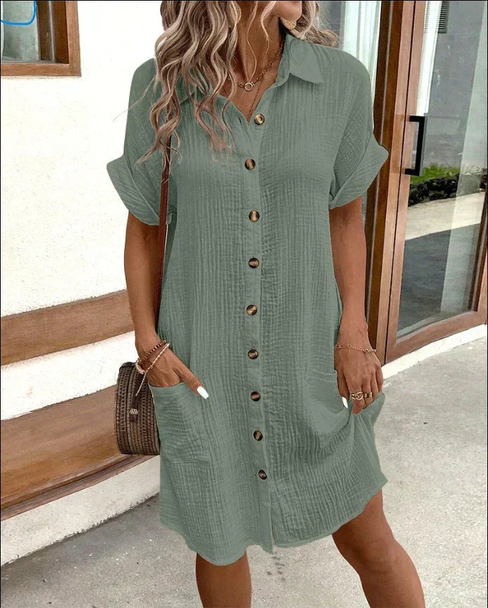 Céleste | Robe polo élégante (bientôt épuisé)