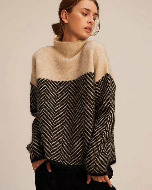 Daniella™ - Pull à col roulé en coton