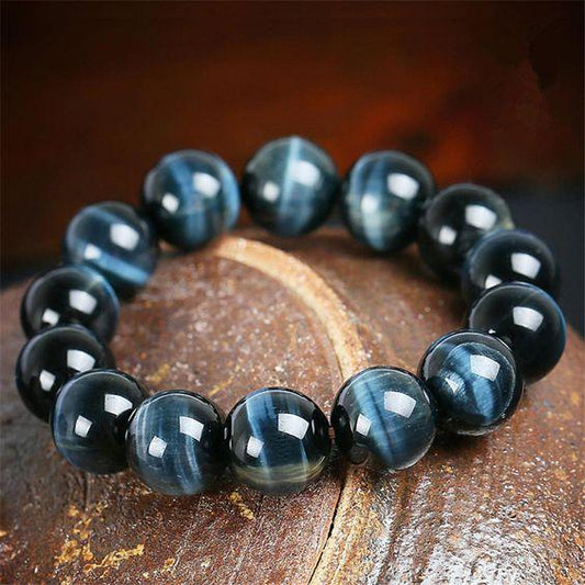 Bracelet "Ange Gardien" en Oeil de Faucon