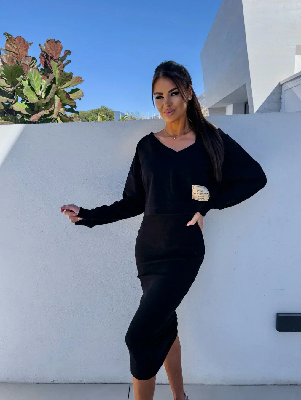 Laurine – Ensemble décontracté robe & sweat