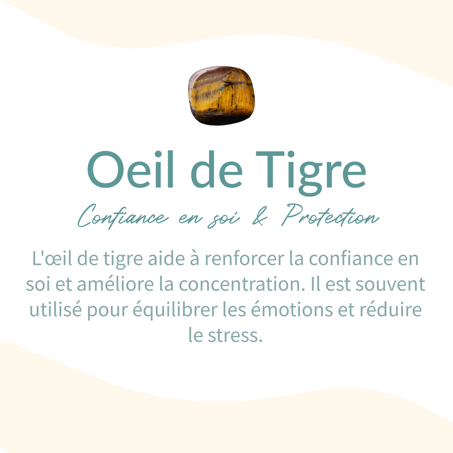 Bracelet "Chance & Joie" en Oeil de Tigre, Pierre de Soleil, Cornaline & Grenat